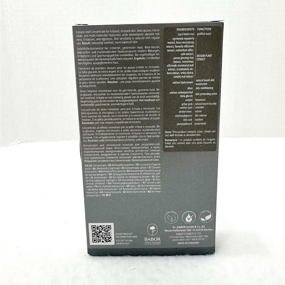 NIB Doctor Babor Beta Glucan Instant Soothing Ampoule Serum Concentrate 7 Vials - Picture 2 of 4